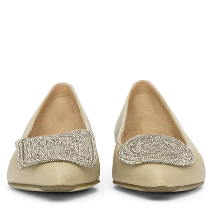 Bonnie Ballerina Women’S Leather Cushioned Memory Insole Flats by Beautiisoles – Don't Panic Shoes