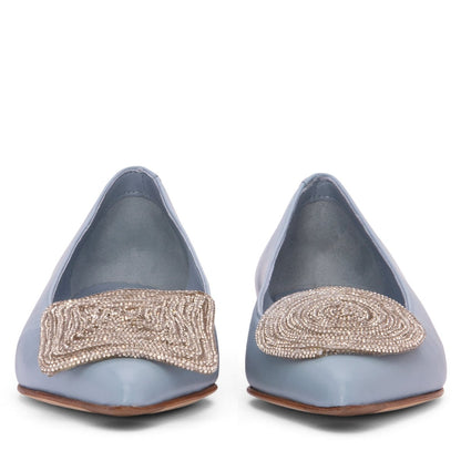 Bonnie Leather Ballerina Women’S Memory Foam Insole Flats by Beautiisoles – Don't Panic Shoes