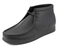 Thumbnail for Jason2 Black (Smooth) men's leather dress shoes with lace-up closure and sleek design