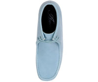 Thumbnail for Side view of Jason2 Sky Blue athletic shoe with comfortable padded collar and lace-up closure