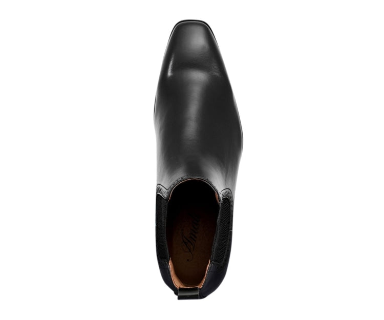 Handcrafted Hayes Black leather shoes with timeless design and durable construction