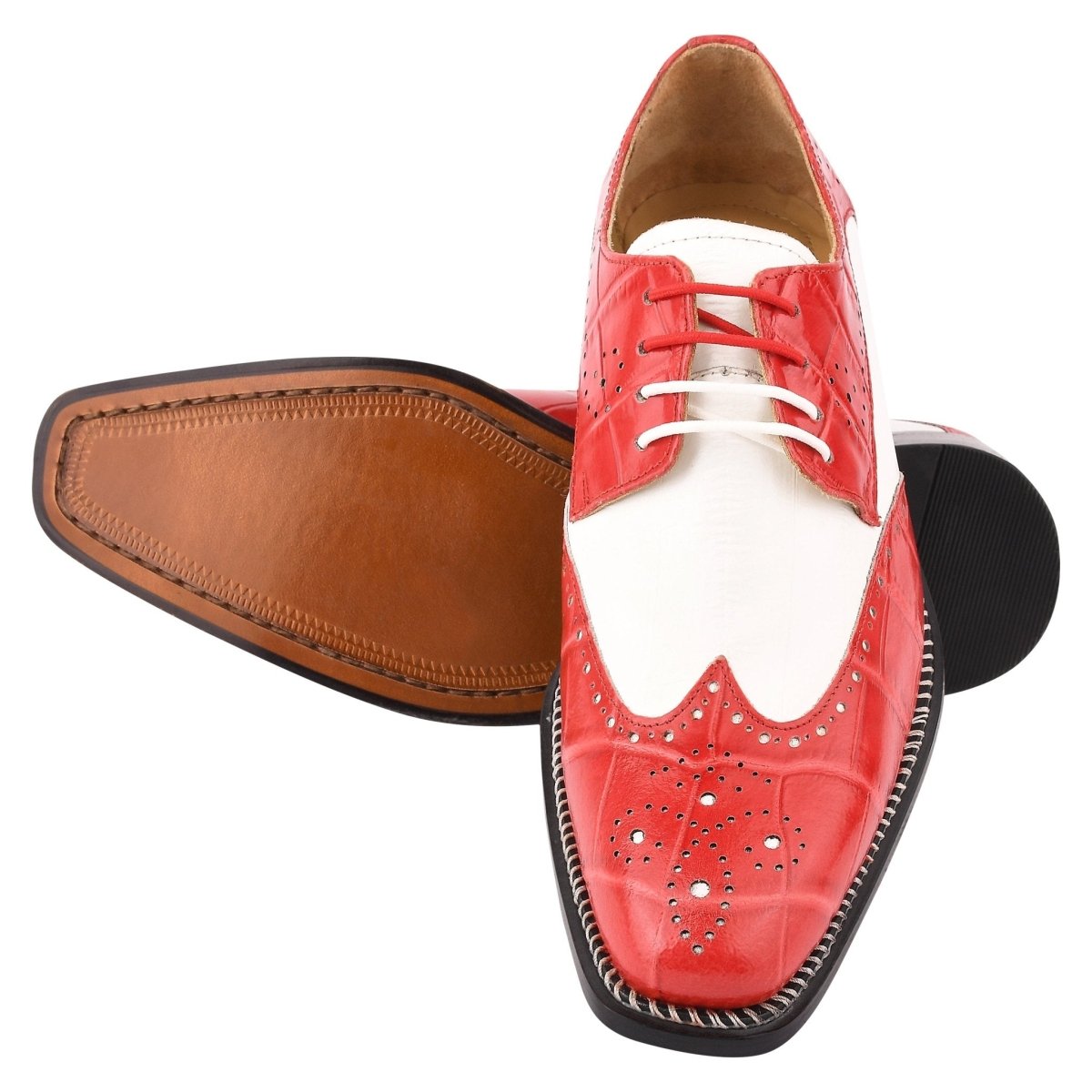 Boyka Leather Red Bottom Oxford Style Dress Shoes Shoes by Libertyzeno – Don't Panic Shoes