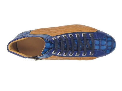 Brand Embossed Alligator Calfskin Hi Top Kb626 - 13e Boots by Carrucci Shoes – Don't Panic Shoes