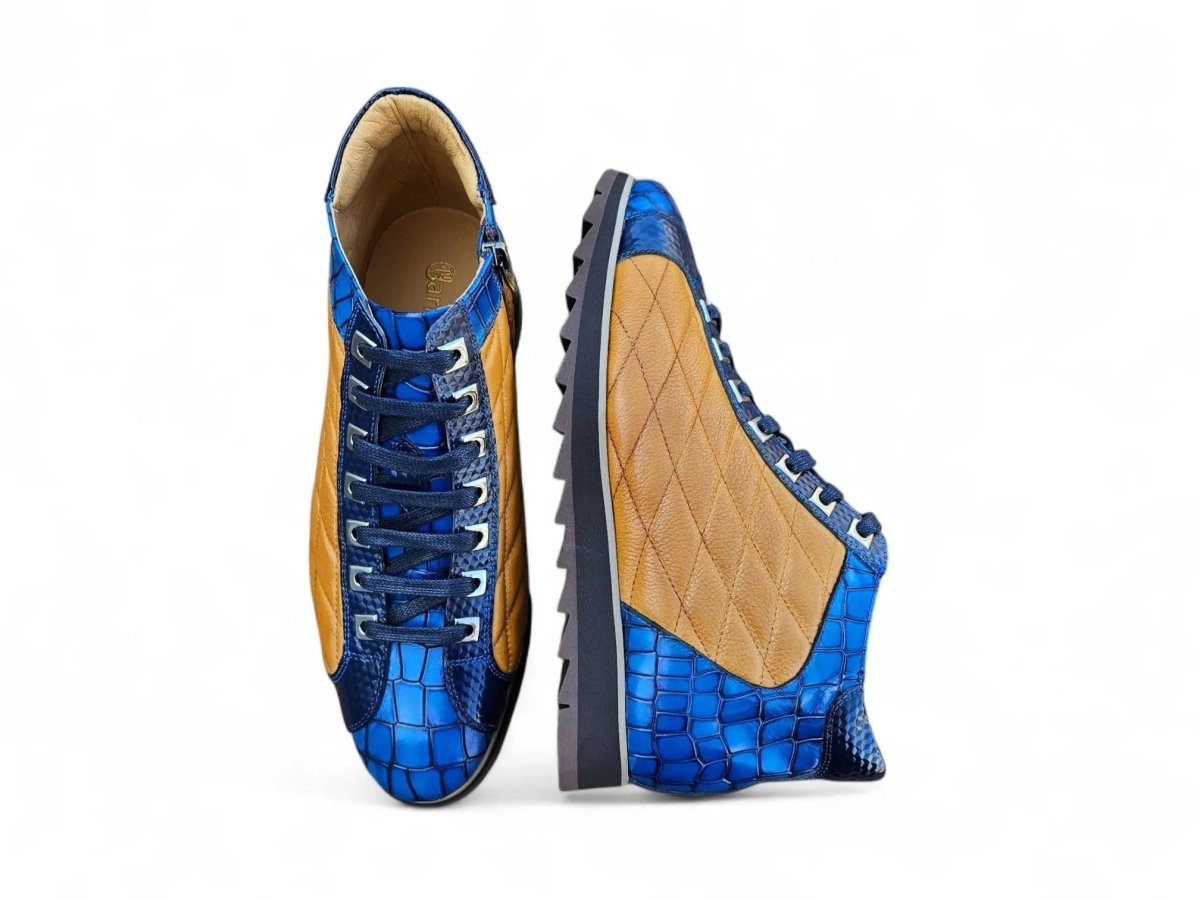 Brand Embossed Alligator Calfskin Hi Top Kb626 - 13e Boots by Carrucci Shoes – Don't Panic Shoes