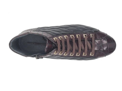 Brand Embossed Alligator Calfskin Hi Top Kb626 - 13e Boots by Carrucci Shoes – Don't Panic Shoes