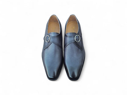 Brandless Monk Strap Leather Shoes Ks509 - 20 Shoes by Carrucci Shoes – Don't Panic Shoes
