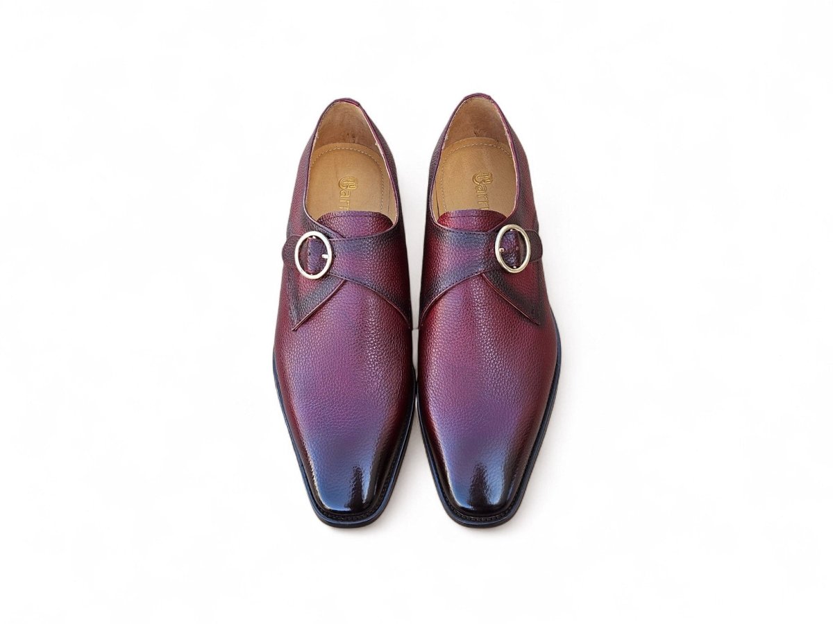 Brandless Monk Strap Leather Shoes Ks509 - 20 Shoes by Carrucci Shoes – Don't Panic Shoes