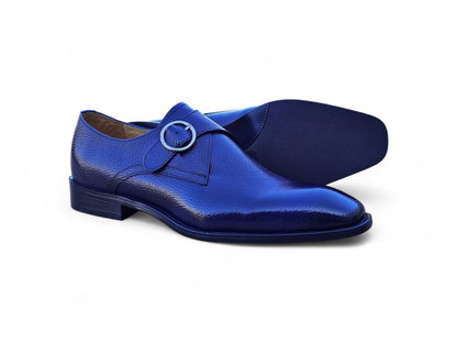 Brandless Monk Strap Leather Shoes Ks509 - 20 Shoes by Carrucci Shoes – Don't Panic Shoes