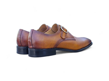 Brandless Monk Strap Leather Shoes Ks509 - 20 Shoes by Carrucci Shoes – Don't Panic Shoes