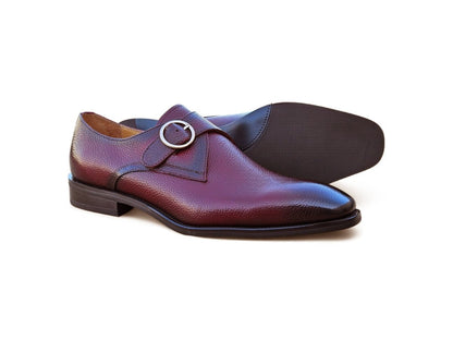 Brandless Monk Strap Leather Shoes Ks509 - 20 Shoes by Carrucci Shoes – Don't Panic Shoes