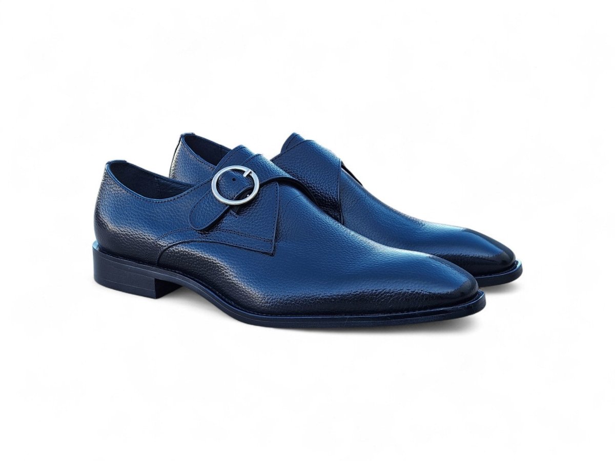 Brandless Monk Strap Leather Shoes Ks509 - 20 Shoes by Carrucci Shoes – Don't Panic Shoes