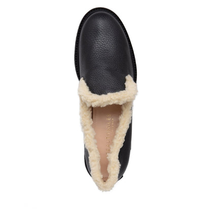 Brea Rio Ankle Shootie Women’S Leather Shearling Trim Boots by Beautiisoles – Don't Panic Shoes