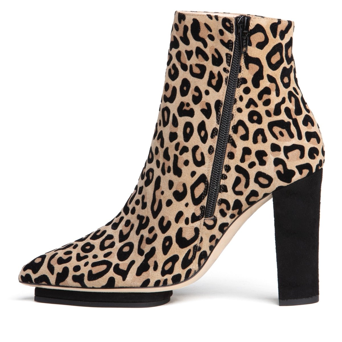 Brea TeSsa Women’s Suede Animal Print Hidden Platform Boots by Beautiisoles – Don't Panic Shoes