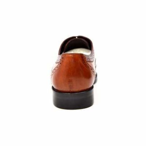 British Walkers Adam Men's Burgundy And Cognac Leather Loafers
