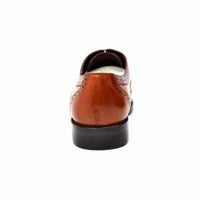 Thumbnail for British Walkers Adam Men’s Burgundy And Cognac Leather