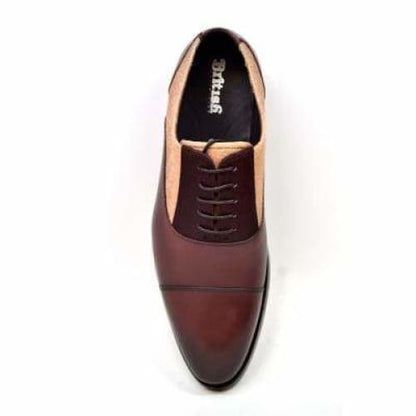 British Walkers Albert Men's Brown And Tan Leather Loafers Shoes by British Walkers – Don't Panic Shoes