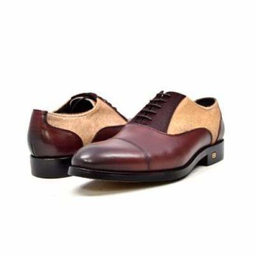 British Walkers Albert Men’s Brown And Tan Leather Loafers