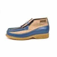Thumbnail for British Walkers Apollo 2 Men’s Beige And Blue Snake Skin