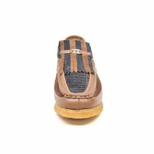 British Walkers Apollo 2 Men's Tan Snake Skin Shoes by British Walkers – Don't Panic Shoes