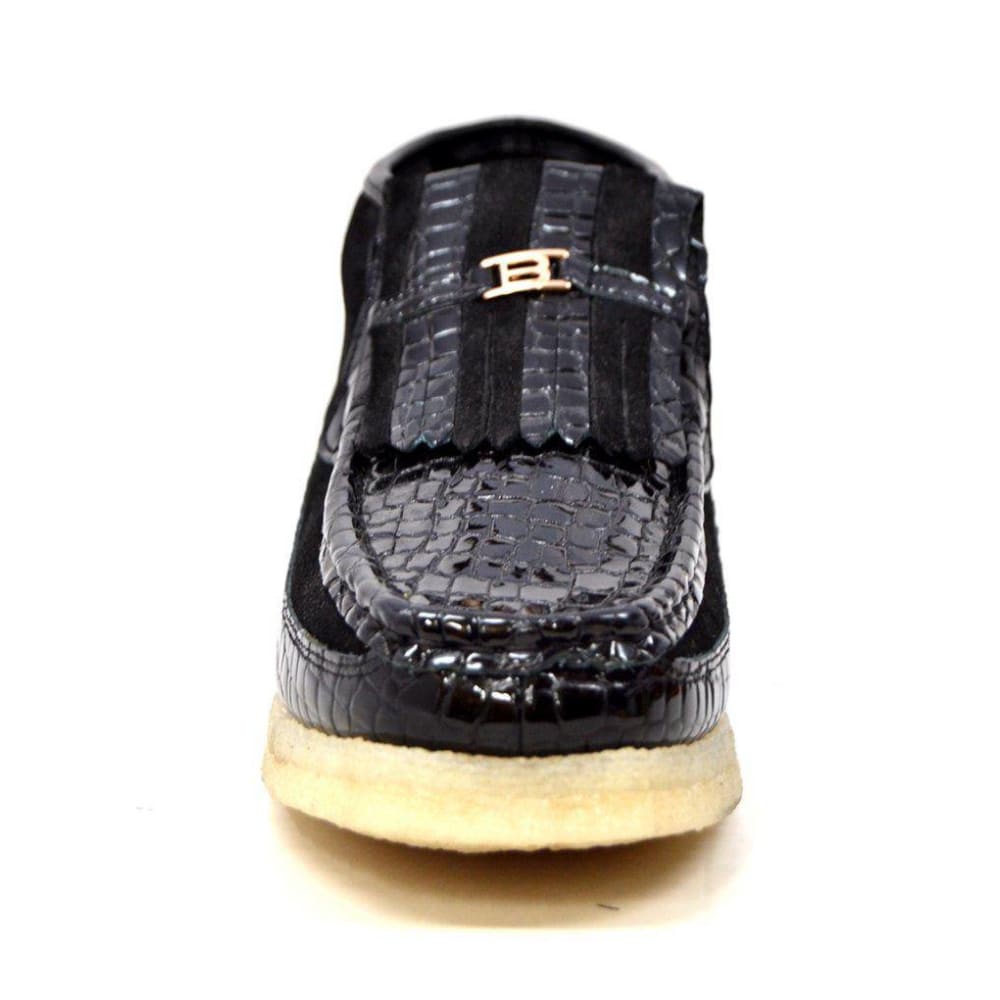 BritiSh Walkers Apollo Croc Men’s Crocodile Leather & Suede Chukka Boots – HAndcrafted Fusion Of Exotic Luxury and Modern British Craft Shoes by British Walkers – Don't Panic Shoes