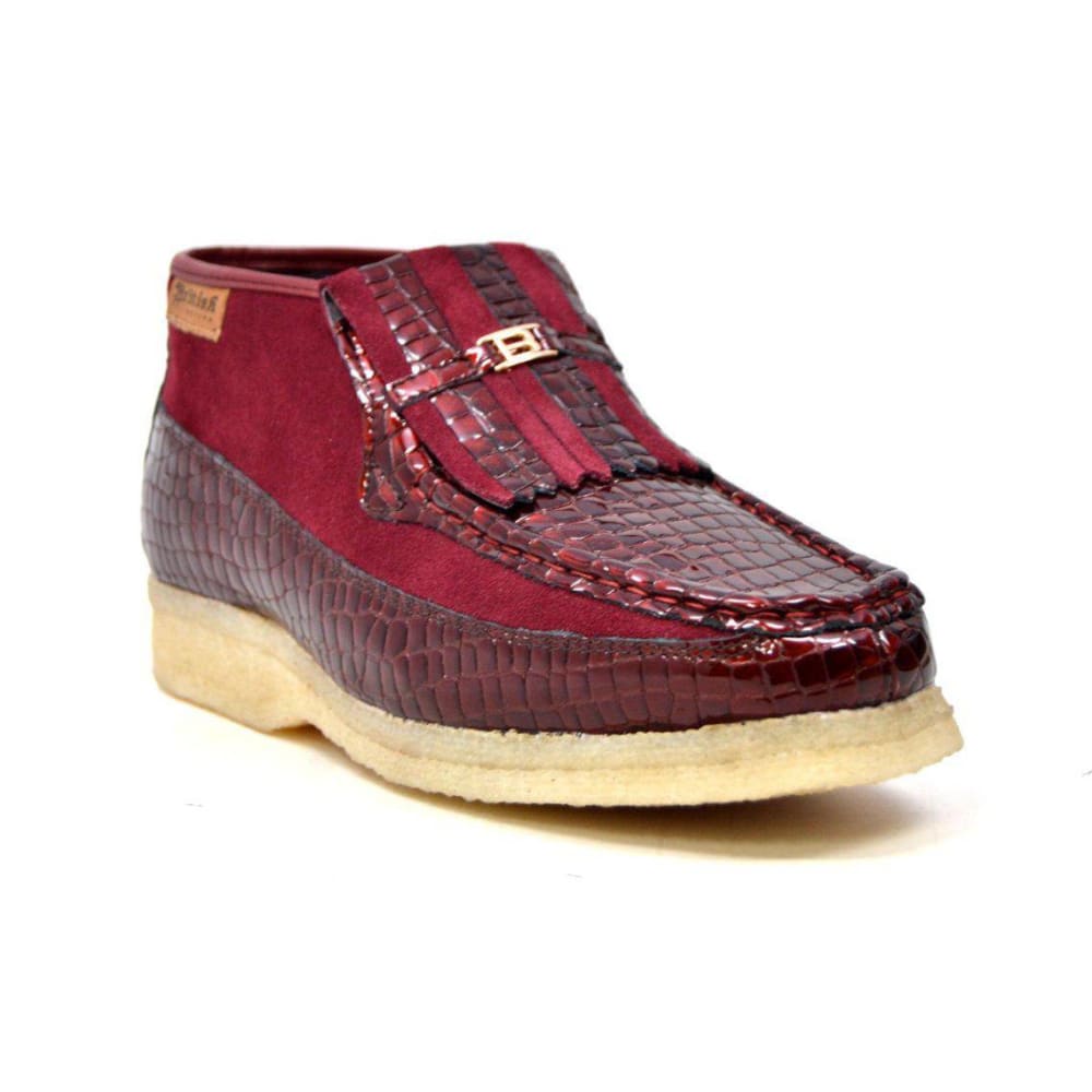 British Walkers Apollo Croc Men’s Leather And Suede Ankle