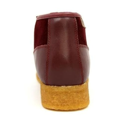 BritiSh Walkers Apollo Men’s Burgundy Leather & Suede Slip - On Boots – HAndcrafted Crepe - Sole Blend Of Rich Color, Modern Style, and British Craftsmanship Shoes by British Walkers – Don't Panic Shoes