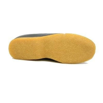 BritiSh Walkers Apollo Men’s Gray Leather & Suede Slip - On Boots – Handcrafted Crepe - Sole Classic Of Modern British Refinement Shoes by British Walkers – Don't Panic Shoes