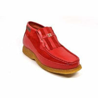 Thumbnail for British Walkers Apollo Men’s Red Leather And Suede Ankle
