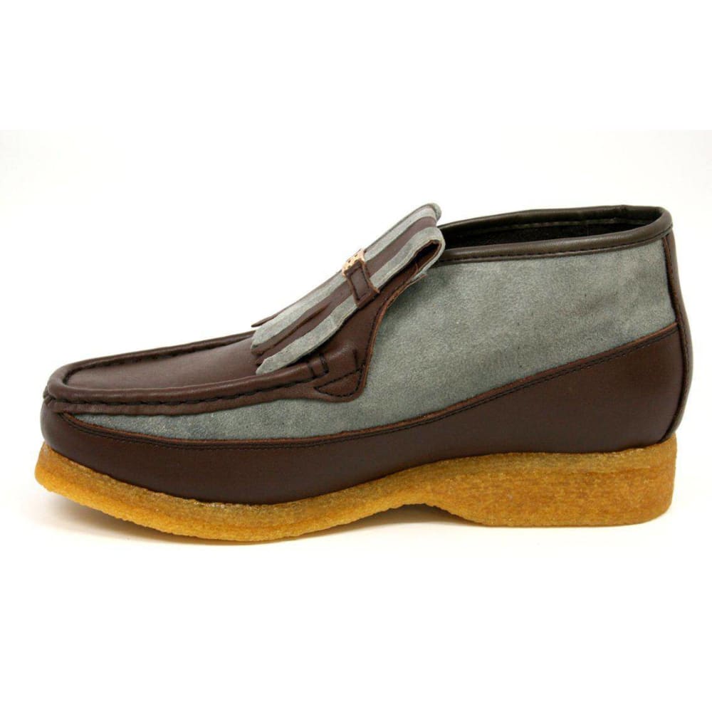 British Walkers Apollo Men’s Leather And Suede Crepe Sole