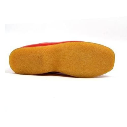 BritiSh Walkers Apollo Men’s Red Leather & Suede Slip - On Chukka Boots – HAndcrafted Fusion Of Bold Style and Modern British Luxury Shoes by British Walkers – Don't Panic Shoes