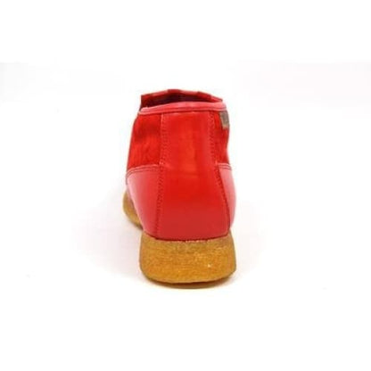 BritiSh Walkers Apollo Men’s Red Leather & Suede Slip - On Chukka Boots – HAndcrafted Fusion Of Bold Style and Modern British Luxury Shoes by British Walkers – Don't Panic Shoes