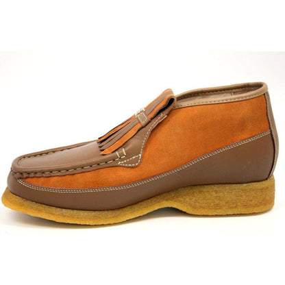 British Walkers Apollo Men's Rust Leather And Suede Shoes by British Walkers – Don't Panic Shoes
