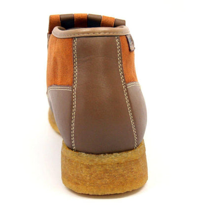 British Walkers Apollo Men's Rust Leather And Suede Shoes by British Walkers – Don't Panic Shoes