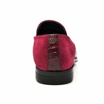 British Walkers Bordeaux Red Leather And Suede Shoes by British Walkers – Don't Panic Shoes