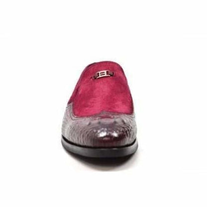 British Walkers Bordeaux Red Leather And Suede Shoes by British Walkers – Don't Panic Shoes