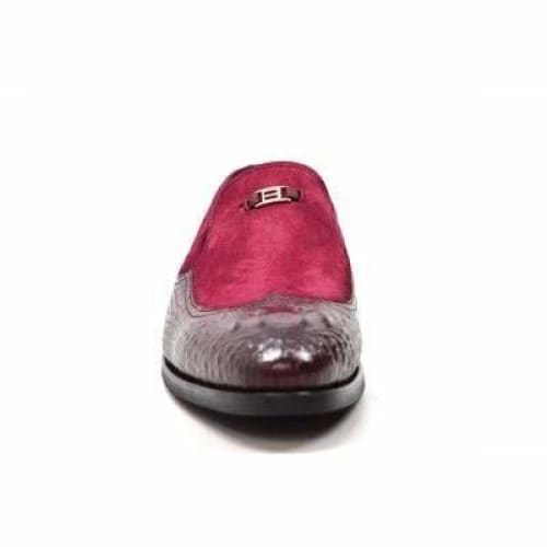 British Walkers Bordeaux Red Leather And Suede Shoes by British Walkers – Don't Panic Shoes