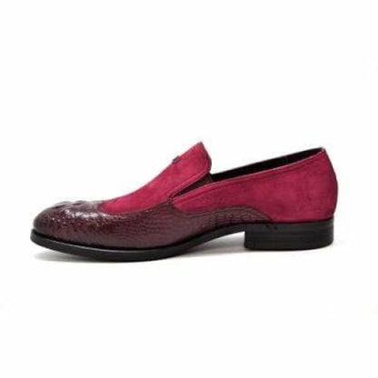 British Walkers Bordeaux Red Leather And Suede Shoes by British Walkers – Don't Panic Shoes