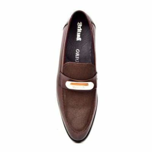 British Walkers Boss Men’s Brown Leather Loafers