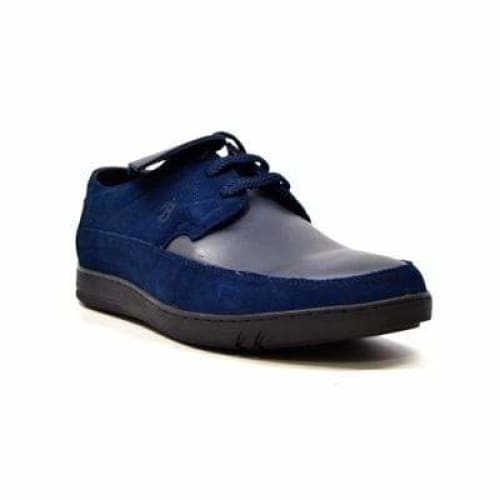 British Walkers Bristol Bally Style Navy Blue Men's Leather And Suede Shoes by British Walkers – Don't Panic Shoes