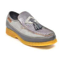 Thumbnail for British Walkers Brooklyn 2 Men’s Snake Skin Leather Crepe