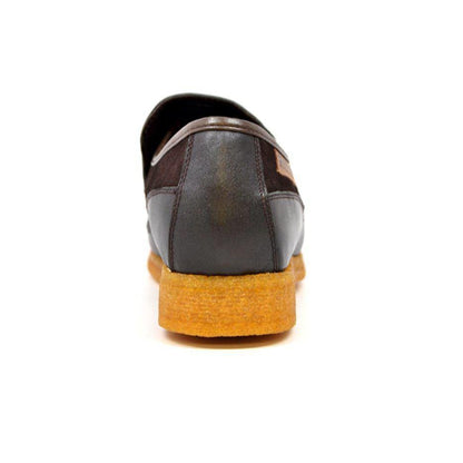 British Walkers Brooklyn I Men's Leather And Suede Crepe Sole Slip On Shoes by British Walkers – Don't Panic Shoes