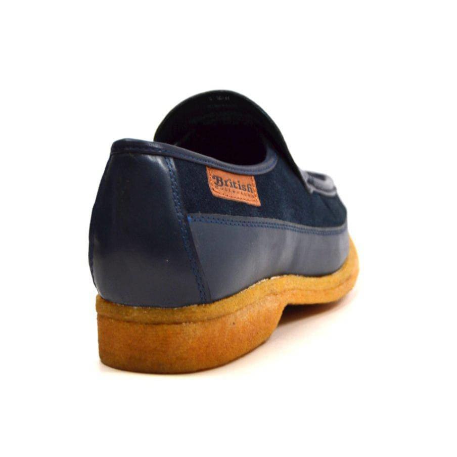 British Walkers Brooklyn I Men's Leather And Suede Crepe Sole Slip On Shoes by British Walkers – Don't Panic Shoes