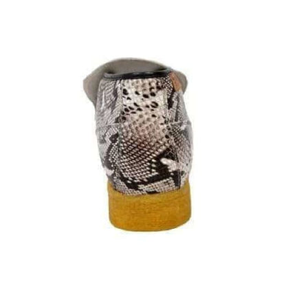 BritiSh Walkers Bwb Men’s Black Snakeskin Leather Slip - On Chukka Boots – Handcrafted Exotic Texture With Premium Crepe - Sole Luxury Ankle Boots by British Walkers – Don't Panic Shoes