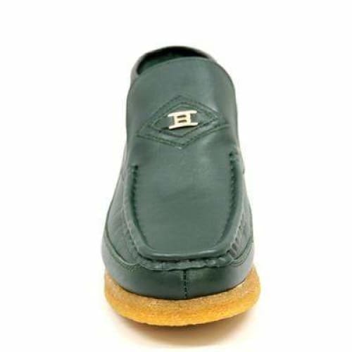 British Walkers Bwb Men's Green Leather Slip On Ankle Boots by British Walkers – Don't Panic Shoes