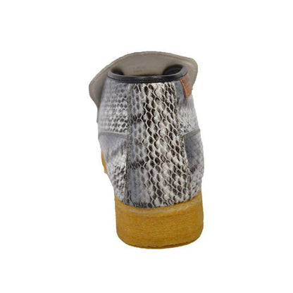 BritiSh Walkers Bwb Men’s Snakeskin Leather Crepe - Sole Chukka Boots – Handcrafted Exotic Classic With Modern British Luxury Ankle Boots by British Walkers – Don't Panic Shoes