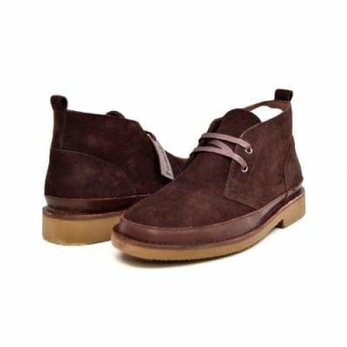BritiSh Walkers Cambridge Men’s Brown Leather & Suede Chukka Boots – The Classic British Icon Reborn In Rich Earth - Tone Luxury Shoes by British Walkers – Don't Panic Shoes