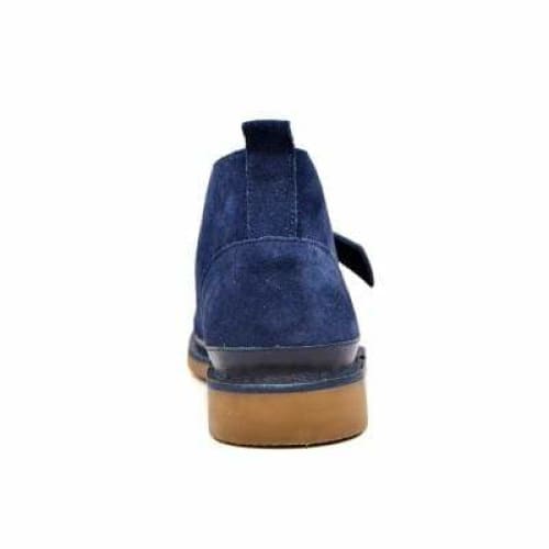 BritiSh WAlkers Cambridge Men’s Navy Blue Leather & Suede Chukka Boots – Handcrafted Elegance With a Bold Modern British Edge Shoes by British Walkers – Don't Panic Shoes
