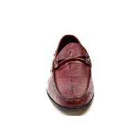 Thumbnail for British Walkers Capitan Men’s Bordeaux Red Leather Loafers