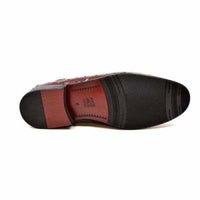 Thumbnail for British Walkers Capitan Men’s Bordeaux Red Leather Loafers