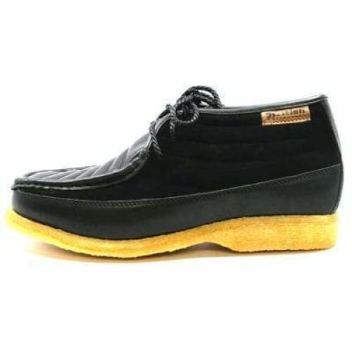 British Walkers Castle Men’s Black Leather And Suede